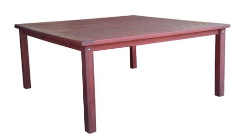 BAY 8SEATER SQUARE TABLE (1700 X 1700) 'SOLID TEAK'
