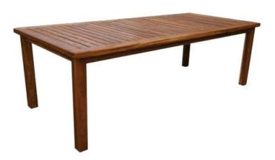 BAY 6 SEATER TABLE 'SOLID TEAK'