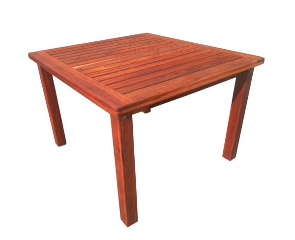 BAY 4SEATER TABLE (1100 X 1100) 'SOLID TEAK'