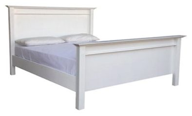 ANTIQUE FLUTED BED (KING) WHITE