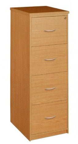 Impact 4drawer File Cabinet Centrl Lock Oak