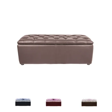 CHESTERFIELD BLANKET BOX (1140 X 450) (Various Leatherette Options)
