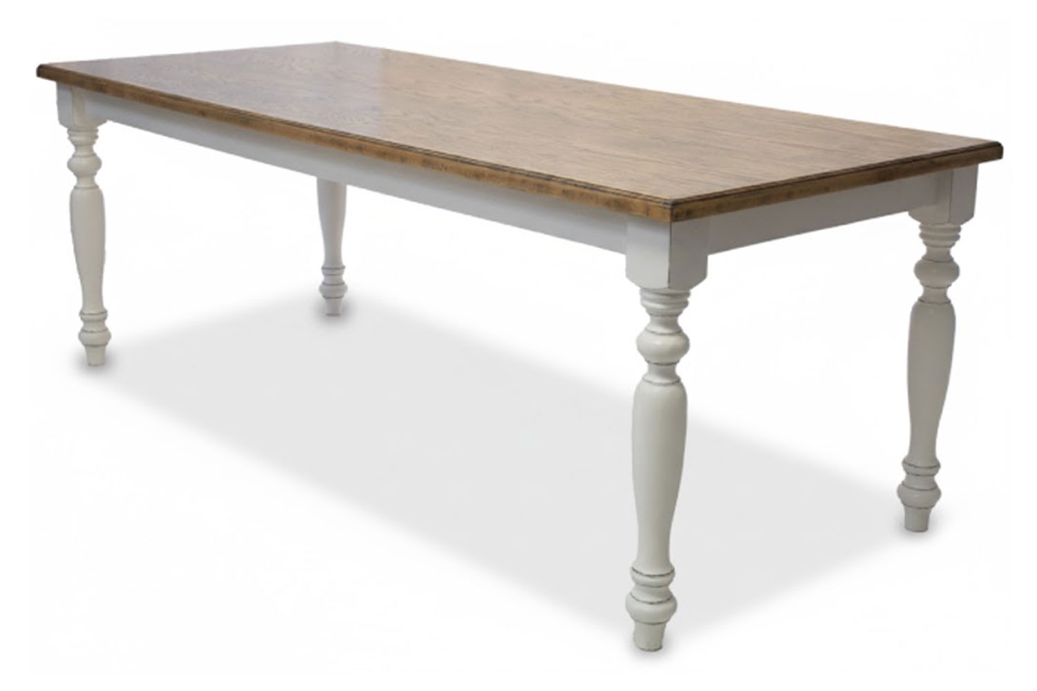 French Oak Veneer Dining Table 2100 X 900