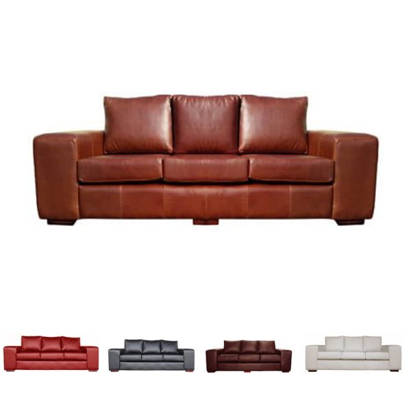 Mod XL 3 seater couch leather various colours