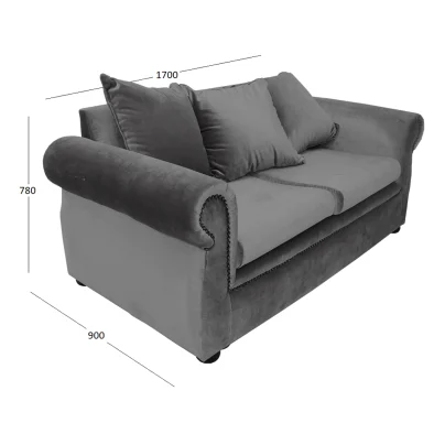 AFRIQUE 2 SEATER L & L WITH DIMENSIONS