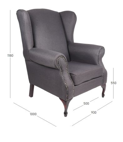 Classic wingback large dimensions