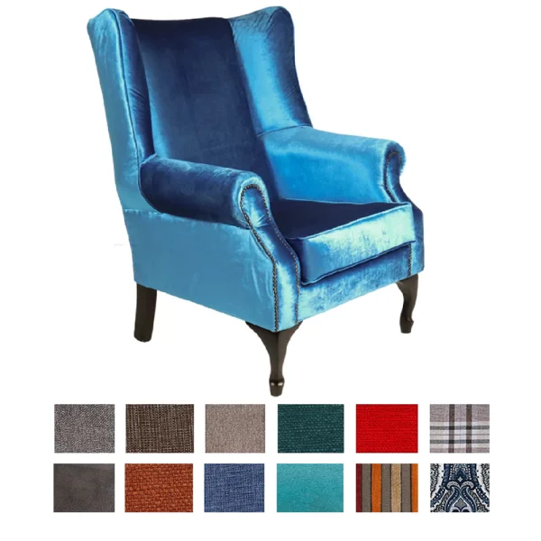 CLASSIC WINGBACK LARGE FABRIC WITH FABRIC SWATCHES