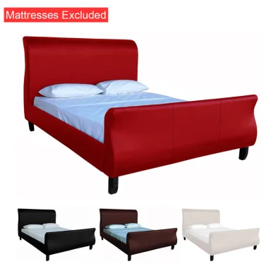 sleigh bed various colours