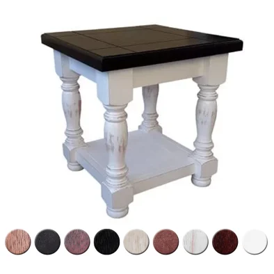 Farmhouse side table with options