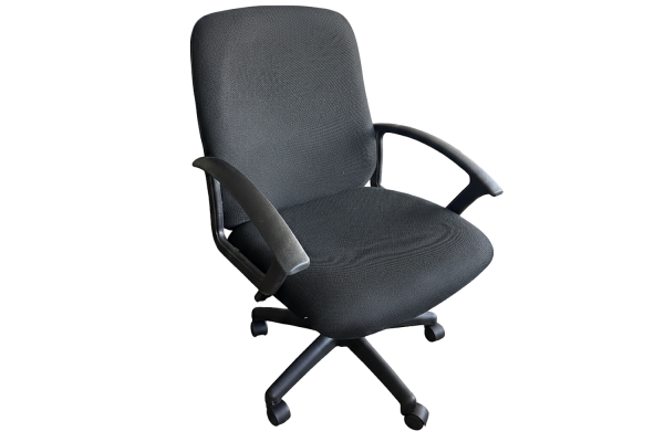 MONTANA MID BACK OFFICE CHAIR FABRIC BLACK
