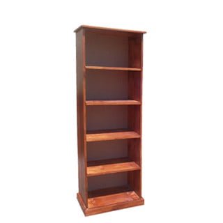 high bookcase pine