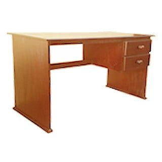 Bud Pine Study Desk 2 Drawer (1200 X 600) Oregon
