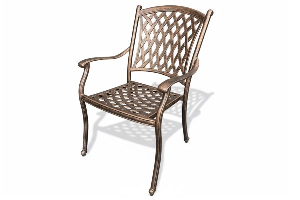 ALUMINIUM-CLASSIC-TUBE-DINING-CHAIR-BRONZE-ON-BLACK---SHOP-SOILED