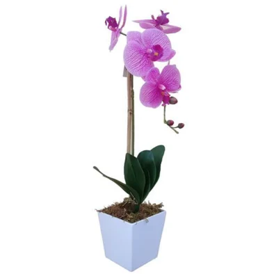 Artificial purple orchid