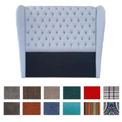 CHESTERFIELD WING DBL WITH FABRIC SWATCHES