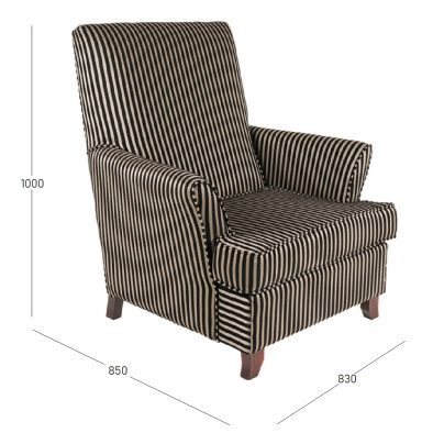 Moderna chair with dimensions
