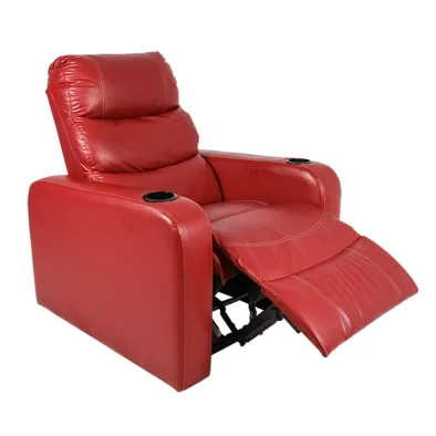 theatre chair pu red 9