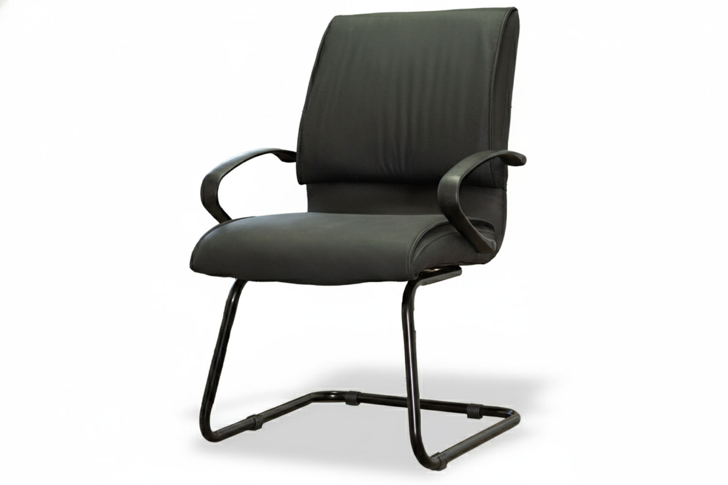 FUTURE VISITORS CHAIR PU BLACK