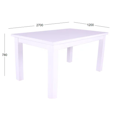 MOD DINING TABLE 2700 X 1200 X 780 WITH DIMENSIONS