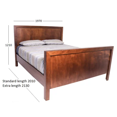 MOD KING BED WITH DIMENSIONS