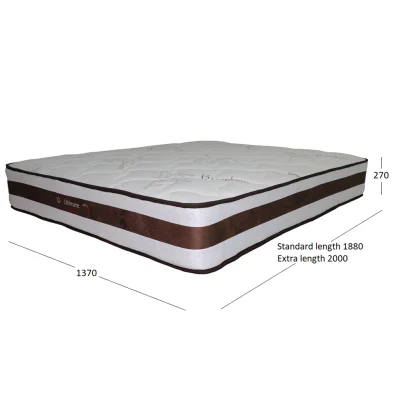 ULTIMATE MATTRESS DOUBLE WITH DIMENSIONS
