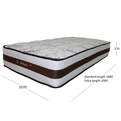 Ultimate 3/4 mattress with dimensions