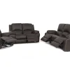 3 Piece 5 Action 6 Seater Recliner Brown