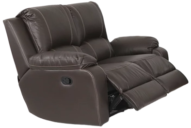 Premier 2 Seater 2 Action Recliner Leather Brown