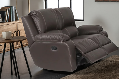 Premier 2 seater 2 action Recliner - Leather Brown