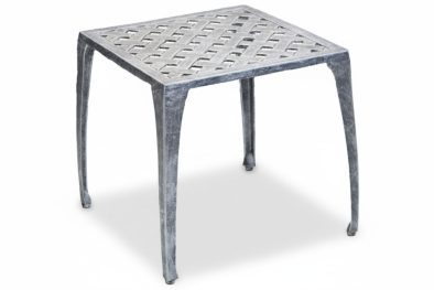 Aluminium-Silver-Side-Table