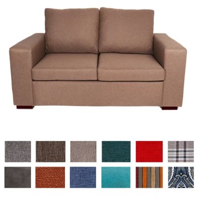 MOD 2.5 SEATER COUCH (VARIOUS FABRIC OPTIONS)
