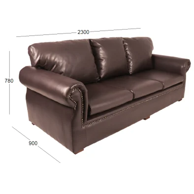 AFRIQUE 3 SEATER L&L WITH DIMENSIONS