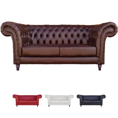 Churchil 2 str couch leather various colours