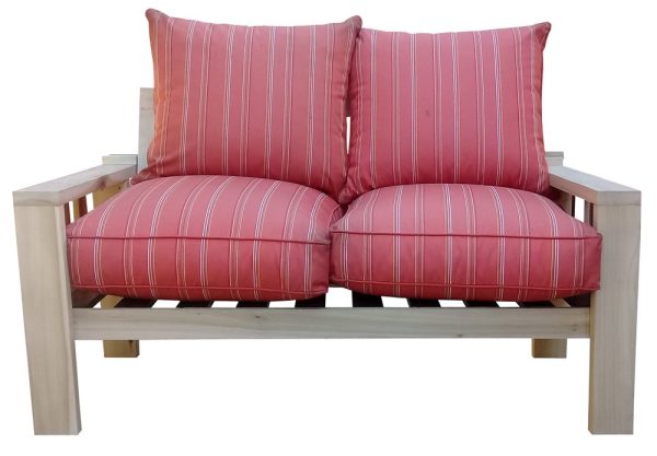 morris 2 seater couch with cushions