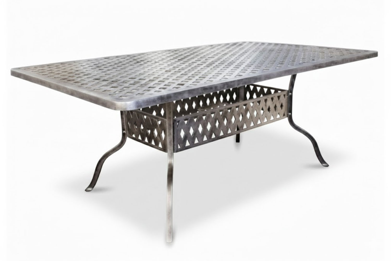 Aluminium 8 Seater Dining Table 2100