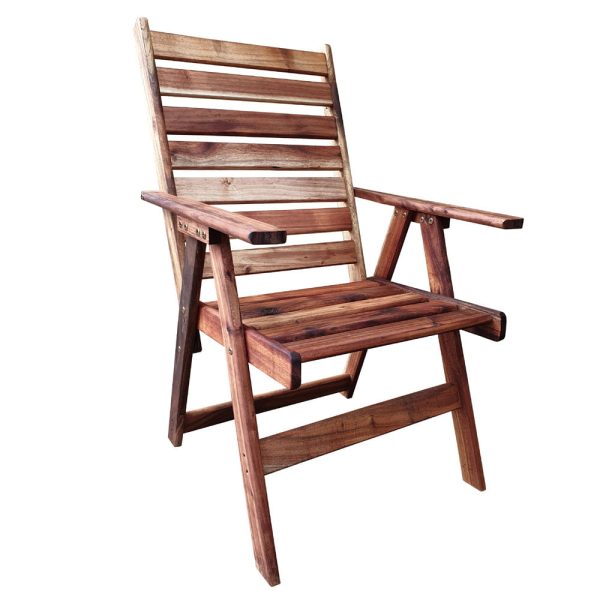 eco highback chair solid blackwood
