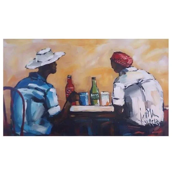 painting of bar scene