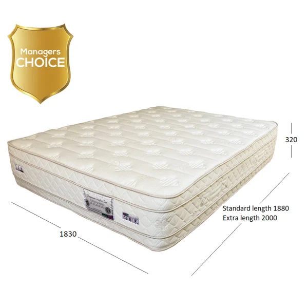PREMIUM MATTRESS KING WITH DIMENSIONS