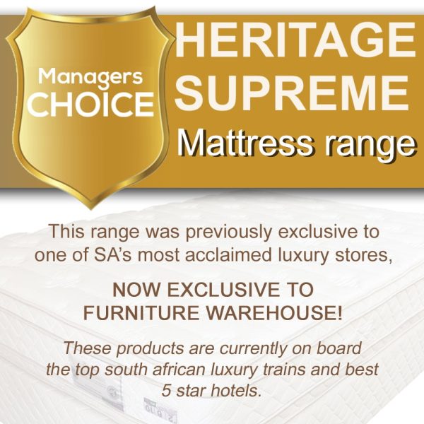 Premium mattress range