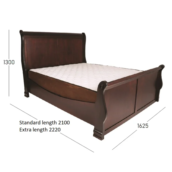 Cindy bed Queen with dimensions
