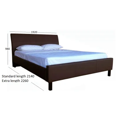 AMELIA KING BED L & L WITH DIMENSIONS