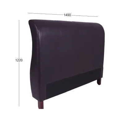 SLEIGH HEADBOARD DOUBLE L & L WITH DIMENSIONS