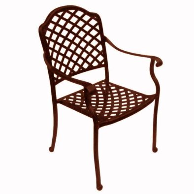 tuscan aluminium chair bronze