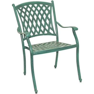 tuscan aluminium chair green