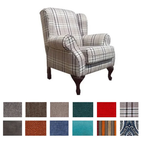 WINCHESTER WINGBACK FABRIC WITH SWATCHES