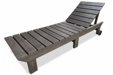 Recycled sun lounger