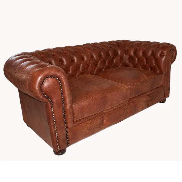 Chesterfield 2 seater - Front left 45°