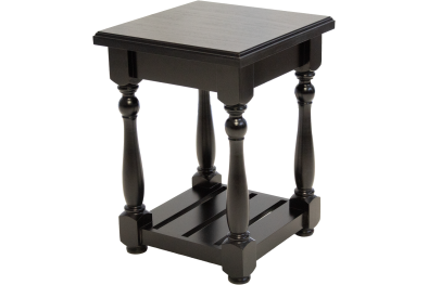 French Side Table Wood Veneer Mahogany