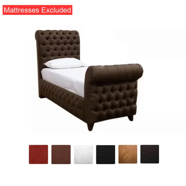 chesterfield Single bed LL various colours