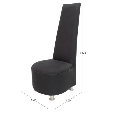 DOLLY CHAIR NO ARMS WITH DIMENSIONS